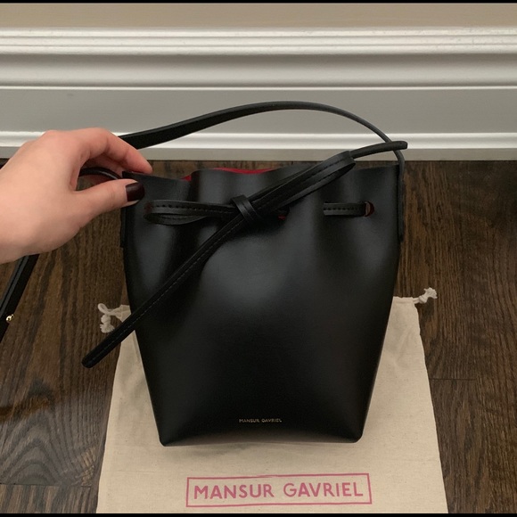Authentic Mansur Gavriel mini mini bucket bag - Picture 2 of 5
